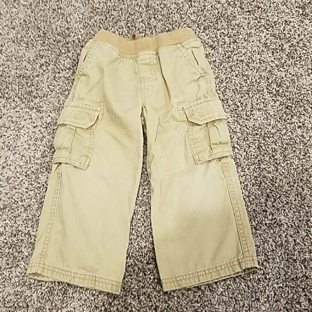Toddler khaki cargo pants